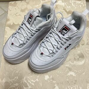 Fila Disruptor II Wedge Sneakers Size 8